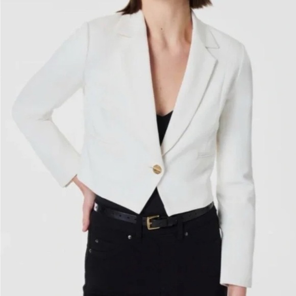 Spanx Ivory Ponte Crop Blazer NWT 2X - Picture 1 of 2